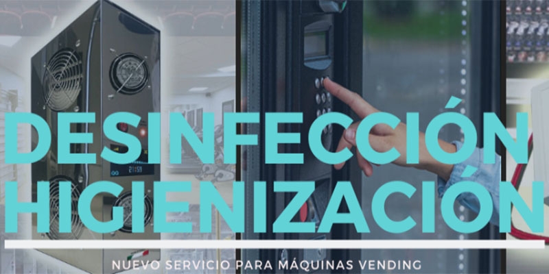 Desinfección de máquinas vending