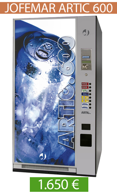 Maquina expendedora de bebidas Artic 600 segunda mano - Precio maquina expendedora