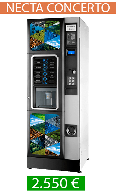 Maquinas cafe vending segunda mano Necta Concerto - Comprar maquina vending segunda mano