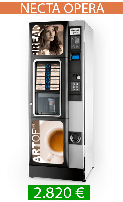 Maquina cafe vending segunda mano Necta Opera - Máquinas vending segunda mano
