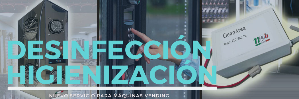 Desinfección e higienización de máquinas vending