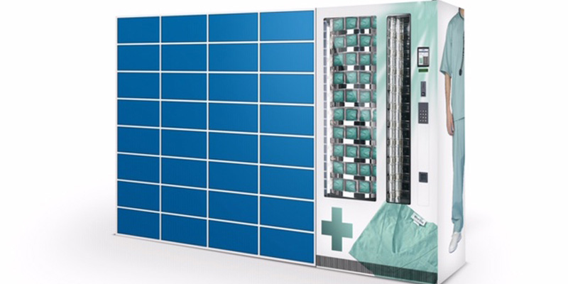 Máquinas vending de pijamas de hospital